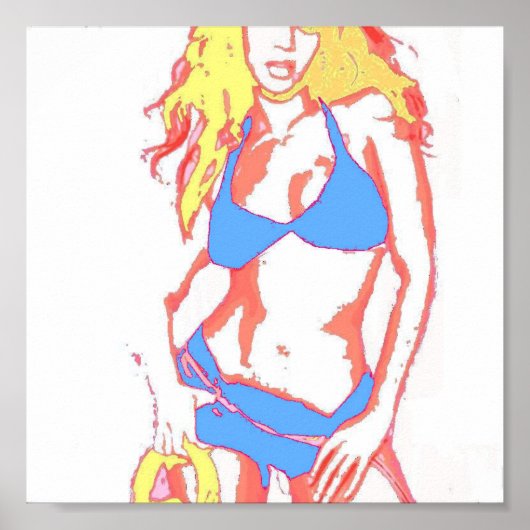 Bikini Girl Poster (Vorne)