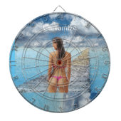 Bikini Girl Thunder_Cove Dartscheibe (vorne)