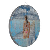 Bikini Girl Thunder_Cove Dartscheibe (Vorderseite Links)