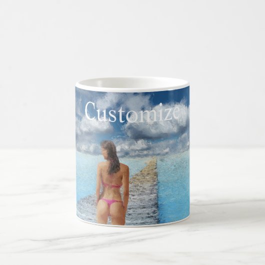 Bikini Girl Thunder_Cove Kaffeetasse (Mittel)