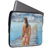Bikini Girl Thunder_Cove Laptopschutzhülle (Vorne Rechts)