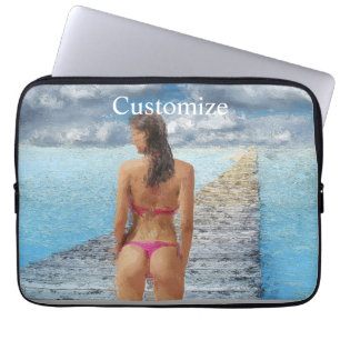Bikini Girl Thunder_Cove Laptopschutzhülle