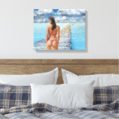 Bikini Girl Thunder_Cove Leinwanddruck (Insitu (Schlafzimmer))