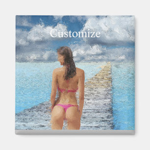 Bikini Girl Thunder_Cove Magnet