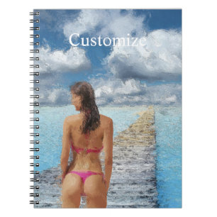 Bikini Girl Thunder_Cove Notizblock