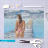 Bikini Girl Thunder_Cove Seidenpapier (Handwerk)