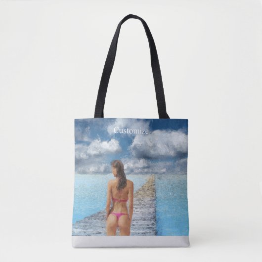 Bikini Girl Thunder_Cove Tasche (Vorderseite)