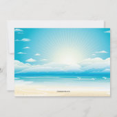 Bikini Girls Einladung (Rückseite)