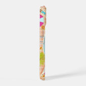 Bikini-Girls und Typ spielen Schwimmbadspiel iPhone 15 Hülle (Rechte Seite)