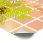 Bikini-Girls und Typ spielen Schwimmbadspiel Poster (Ecke)