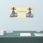 Bikini Hintern Beach Girl Thunder_Cove Banner (Messe)