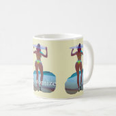 Bikini Hintern Beach Girl Thunder_Cove Kaffeetasse (VorderseiteRechts)