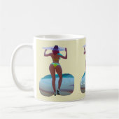 Bikini Hintern Beach Girl Thunder_Cove Kaffeetasse (Links)