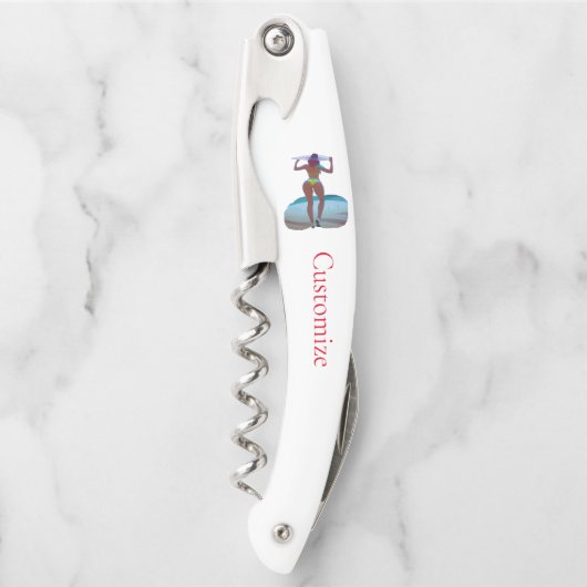 Bikini Hintern Beach Girl Thunder_Cove Kellnermesser (Vorderseite)