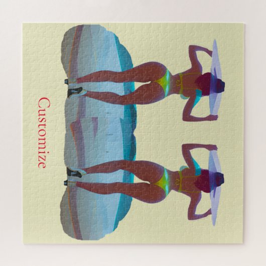 Bikini Hintern Beach Girl Thunder_Cove Puzzle (Horizontal)