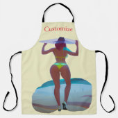 Bikini Hintern Beach Girl Thunder_Cove Schürze (Vorderseite)