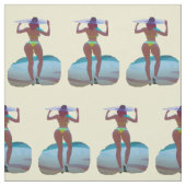 Bikini Hintern Beach Girl Thunder_Cove Stoff (Muster)