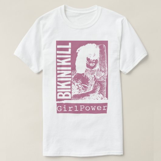 Bikini Kill - Girl Power Premium T-Shirt (Design vorne)