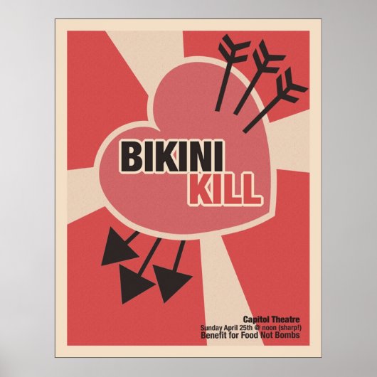 Bikini Kill Poster (Vorne)