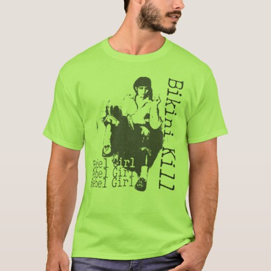 Bikini Kill Riot Grrrl T - Shirt (Vorderseite)