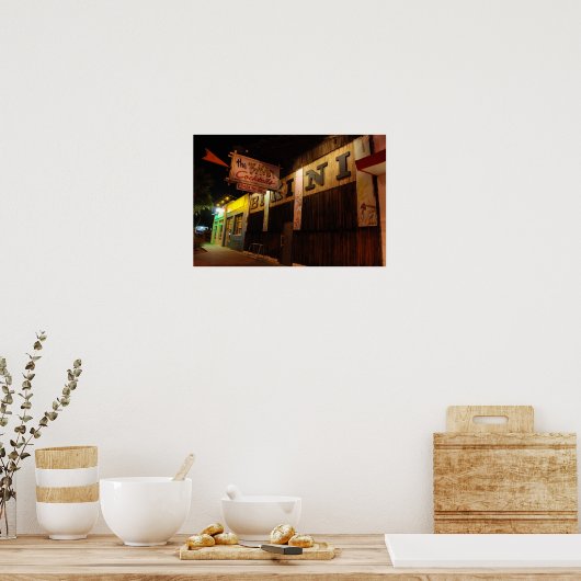 Bikini Lounge Poster (Küche)