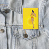 Bikini-Mädchen Button (Insitu)