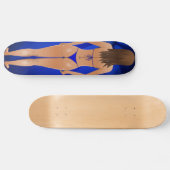 Bikini-Mädchen-Skateboard Skateboard (Horizontal)