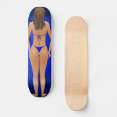 Bikini-Mädchen-Skateboard Skateboard (Vorderseite)