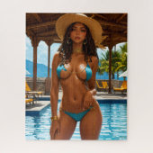 BIKINI MIRL atemberaubend BIKINI JIGSAW PUZZLE (Vertikal)