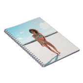 Bikini mit stehendem Sand Notizblock (Rechte Seite)