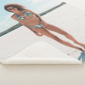 Bikini mit stehendem Sand Sherpadecke (3/4)