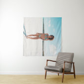 Bikini mit stehendem Sand Wandteppich (Beispiel (Horizontal))