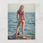 Bikini-Modell Postkarte (Vorderseite)