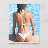 Bikini-Modell Postkarte (Vorderseite)