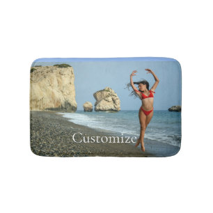 Bikini Modell tanzen Thunder_Cove Badematte