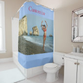 Bikini Modell tanzen Thunder_Cove Duschvorhang (Beispiel)