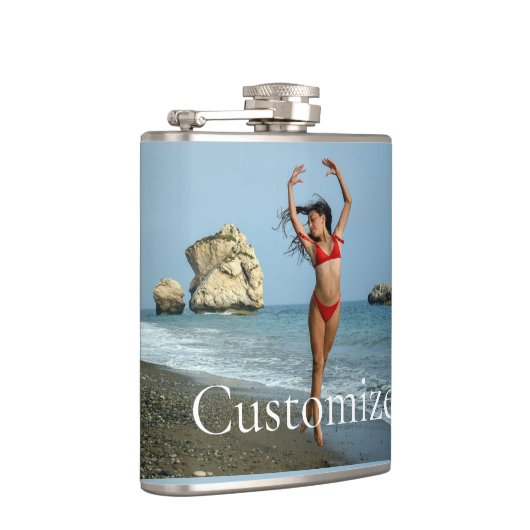 Bikini Modell tanzen Thunder_Cove Flachmann (Rechts)