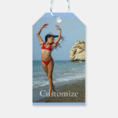 Bikini Modell tanzen Thunder_Cove Geschenkanhänger (Rückseite)