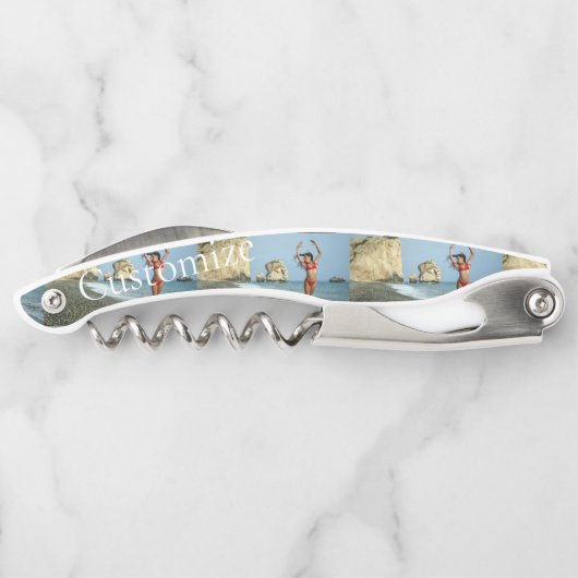 Bikini Modell tanzen Thunder_Cove Kellnermesser (Rückseite)