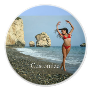 Bikini Modell tanzen Thunder_Cove Keramikknauf