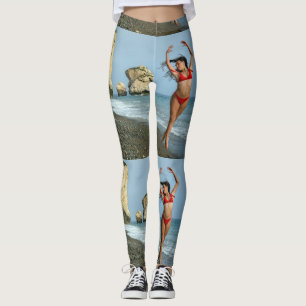 Bikini Modell tanzen Thunder_Cove Leggings