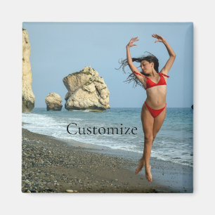 Bikini Modell tanzen Thunder_Cove Magnet