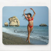 Bikini Modell tanzen Thunder_Cove Mousepad (Vorne)
