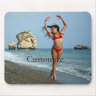 Bikini Modell tanzen Thunder_Cove Mousepad