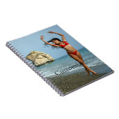 Bikini Modell tanzen Thunder_Cove Notizblock (Rechte Seite)