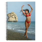 Bikini Modell tanzen Thunder_Cove Notizblock (Vorderseite)