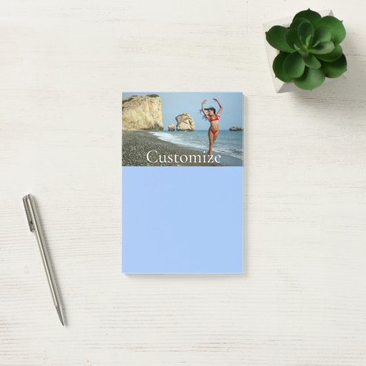 Bikini Modell tanzen Thunder_Cove Post-it Klebezettel (Büro)