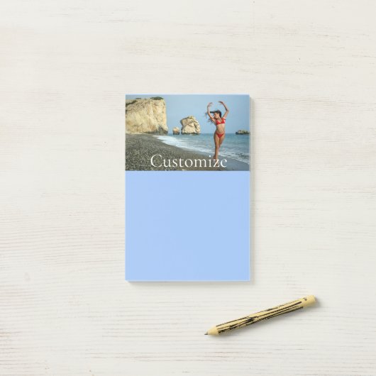 Bikini Modell tanzen Thunder_Cove Post-it Klebezettel (Auf Schreibtisch)