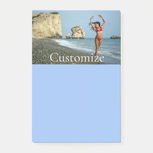 Bikini Modell tanzen Thunder_Cove Post-it Klebezettel (Vorderseite)