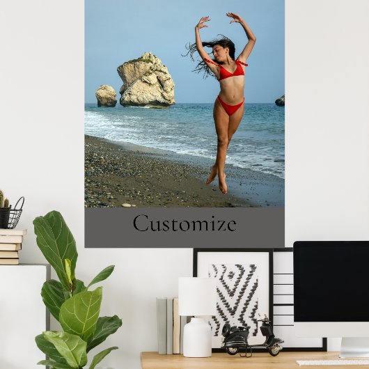 Bikini Modell tanzen Thunder_Cove Poster (Heimbüro)